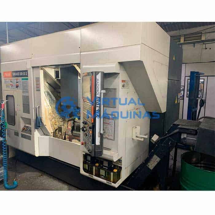 Centro De Usinagem 5 Eixos Marca Mazak Modelo Vrx500 5x