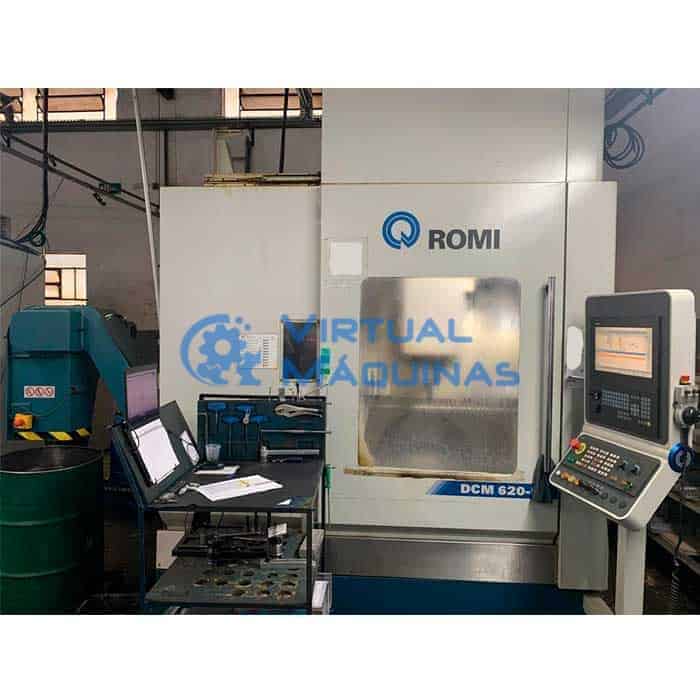 Centro De Usinagem 5 Eixos Romi Modelo Dcm 620 5f Ano 2018