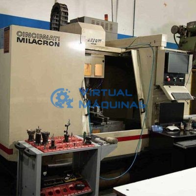 Centro De Usinagem Com 4° Eixo Marca Cincinatti Milacron Virtual Máquinas Operatrizes CNC e Convencionais, novas e usadas. Centro de Usinagem, Fresadora CNC, Torno CNC e Equipamentos.