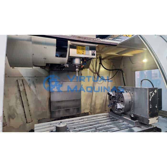 Centro De Usinagem Com 4°eixo Romi D1400 1400 X 900 X 800 Mm