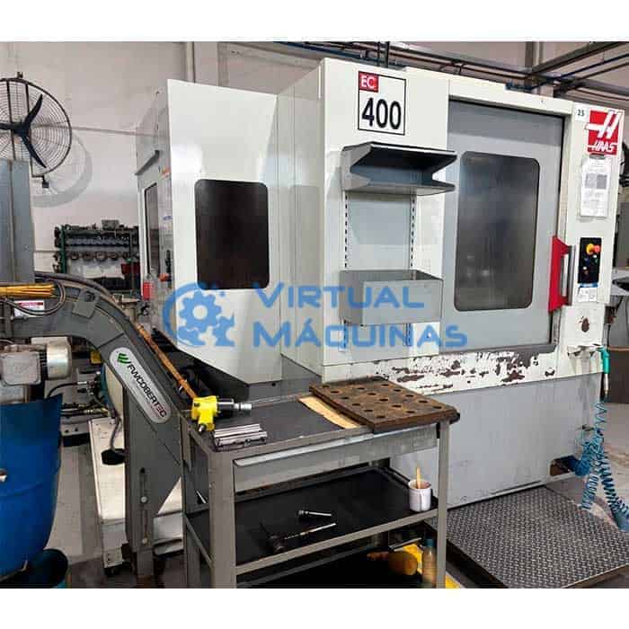 Centro De Usinagem Horizontal Marca Haas Modelo Ec 400