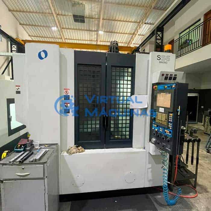 Centro De Usinagem Marca Makino S56 (xyz) 900 X 500 X 450 Mm