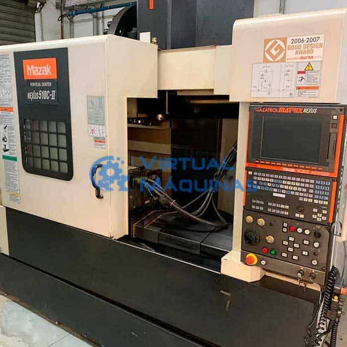 Centro De Usinagem Marca Mazak Mod. Vcn 510c Ii Com Quarto Eixo