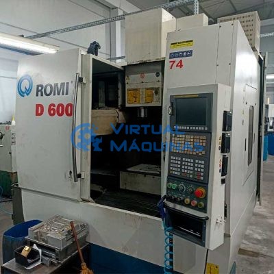 Centro De Usinagem Marca Romi D600 (xyz) 600 X 530 X 580 Mm Virtual Máquinas Operatrizes CNC e Convencionais, novas e usadas. Centro de Usinagem, Fresadora CNC, Torno CNC e Equipamentos.