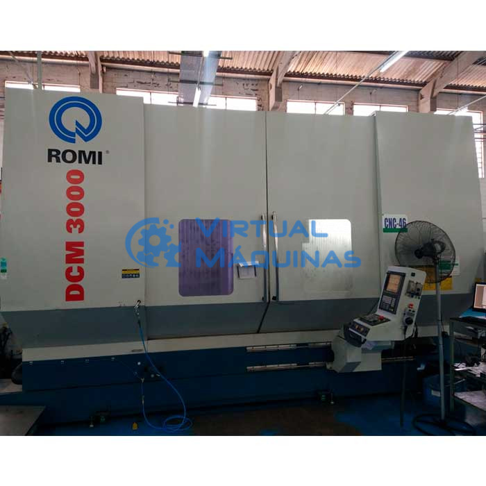 Centro De Usinagem Marca Romi Dcm 3000 Xyz 3000 X 840 X 600 Mm
