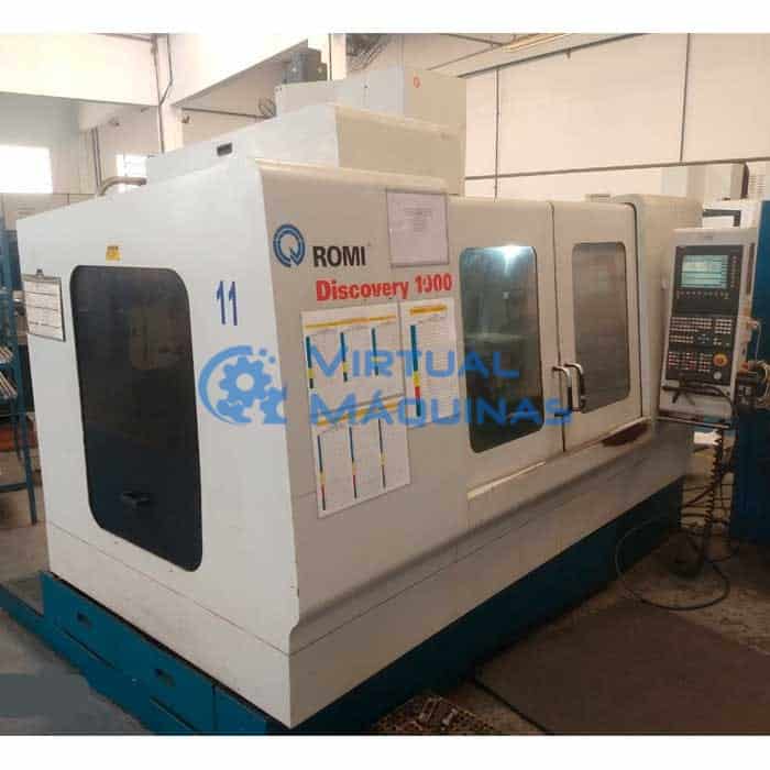 Centro De Usinagem Marca Romi Discovery 1000 Com Quarto Eixo