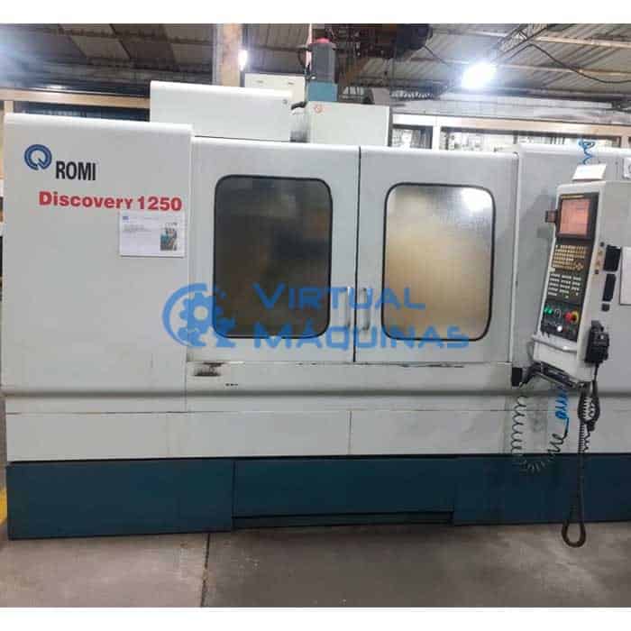 Centro De Usinagem Marca Romi Discovery 1250 Comando Fanuc