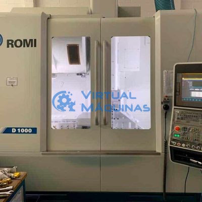Centro De Usinagem Marca Romi Modelo D1000 Ano 2019 Virtual Máquinas Operatrizes CNC e Convencionais, novas e usadas. Centro de Usinagem, Fresadora CNC, Torno CNC e Equipamentos.