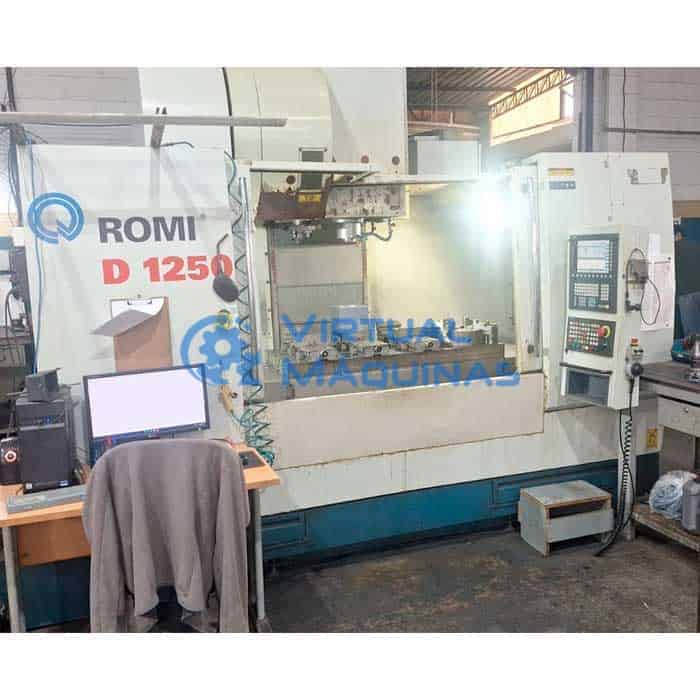 Centro De Usinagem Marca Romi Modelo D1250 Ano 2014