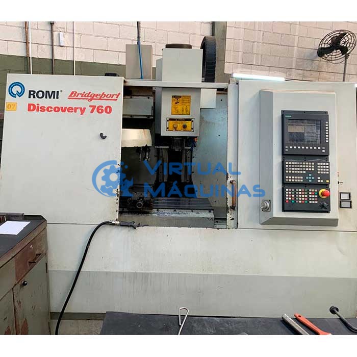 Centro De Usinagem Marca Romi Modelo Discovery 760 Ano 2001