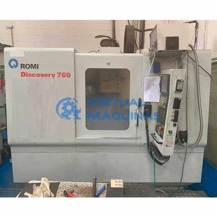 Centro De Usinagem Marca Romi Modelo Discovery 760 Ano 2004