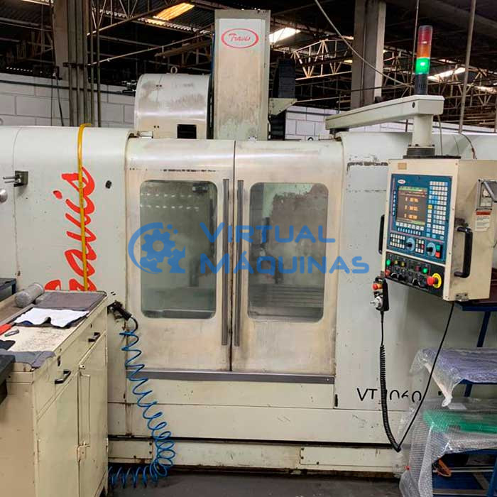 Centro De Usinagem Marca Travis Vt 1060 Xyz 1100 X 680 X 640 Mm