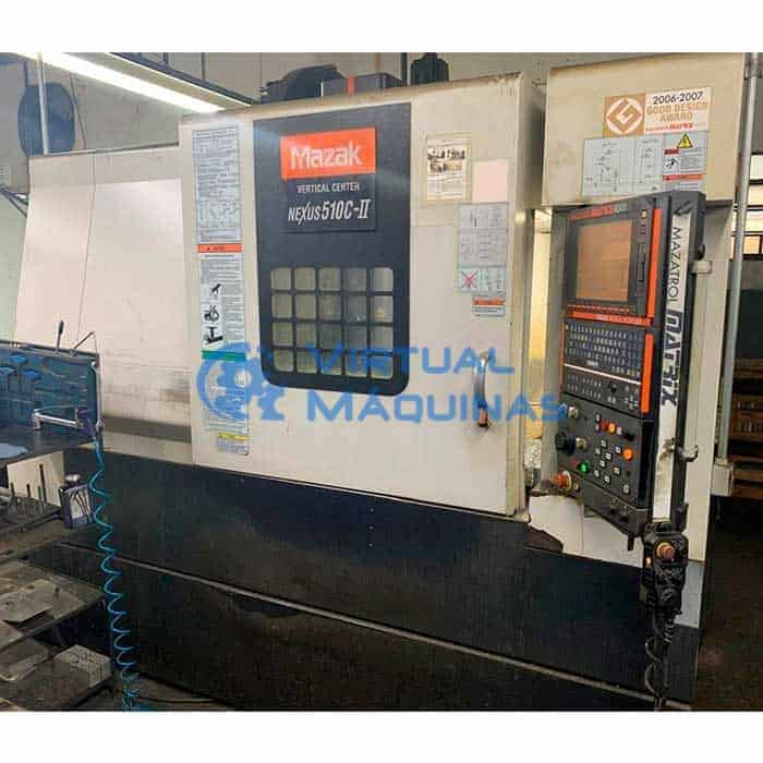 Centro De Usinagem Mazak Vcn 510 C Ii (xyz) 1050 X 510 X 510 Mm