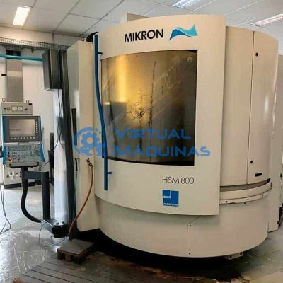 Centro De Usinagem Mikron Hsm 800 32.000 Rpm Ano 2005 Virtual Máquinas Operatrizes CNC e Convencionais, novas e usadas. Centro de Usinagem, Fresadora CNC, Torno CNC e Equipamentos.