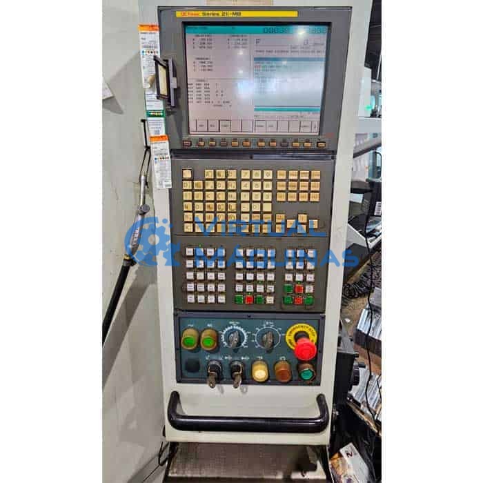 Centro De Usinagem Romi 1250 Com Quarto Eixo E Comando Fanuc