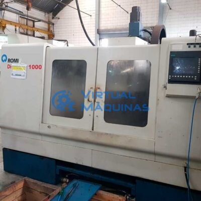 Centro De Usinagem Romi Discovery 1000 Xyz 1020 X 510 X 640 Mm Virtual Máquinas Operatrizes CNC e Convencionais, novas e usadas. Centro de Usinagem, Fresadora CNC, Torno CNC e Equipamentos.