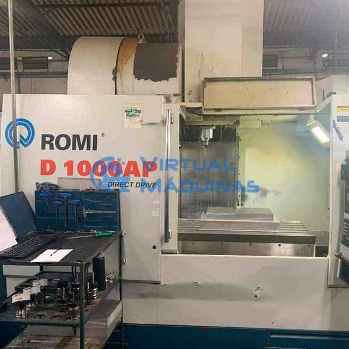 Centro De Usinagem Romi Modelo D1000 De Alta Performance