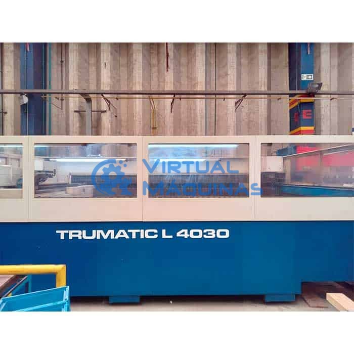 Corte A Laser Marca Trumpf Mesa 4000 X 2000 Mm 3200w Ano 2005
