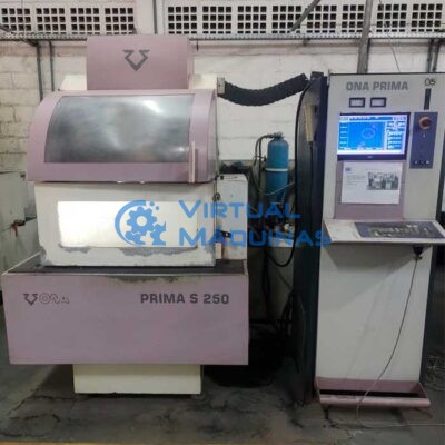 Eletro Erosão A Fio Ona Prima S250 (xyz) 350 X 250 X 200 Mm Virtual Máquinas Operatrizes CNC e Convencionais, novas e usadas. Centro de Usinagem, Fresadora CNC, Torno CNC e Equipamentos.