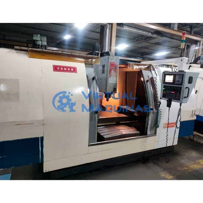 Fresadora Cnc Marca Veker Lvk 1500f (xyz) 1500 X 680 X 680 Mm