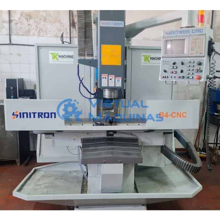 Fresadora Cnc Sinitron B4 Cnc Cursos (xyz) 1000 X 500 X 500 Mm