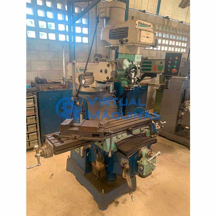 Fresadora Ferramenteira Marca Diplomat Modelo Fvf2500b Iso 40