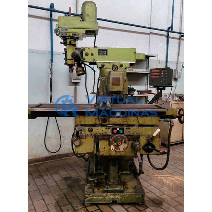 Fresadora Universal Marca Romi Modelo U30f Com Dois Cabeçotes