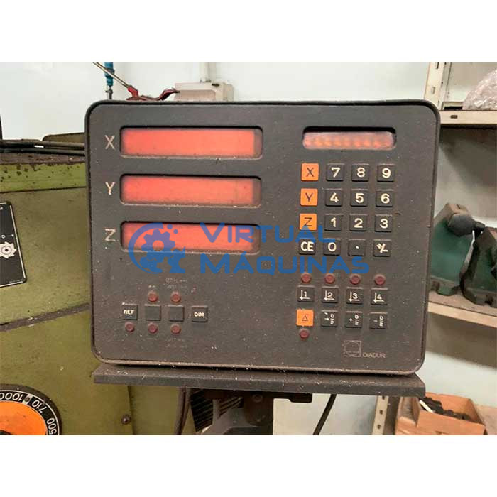 Fresadora Universal Marca Romi Modelo U30f Com Dois Cabeçotes