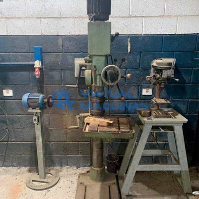 Furadeira De Coluna Marca Yadoya Modelo S40 Virtual Máquinas Operatrizes CNC e Convencionais, novas e usadas. Centro de Usinagem, Fresadora CNC, Torno CNC e Equipamentos.