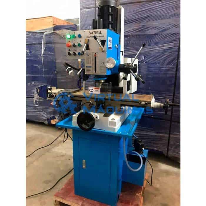 Furadeira Fresadora Modelo Zay7045l Engrenada Mesa 800 X 240 Mm
