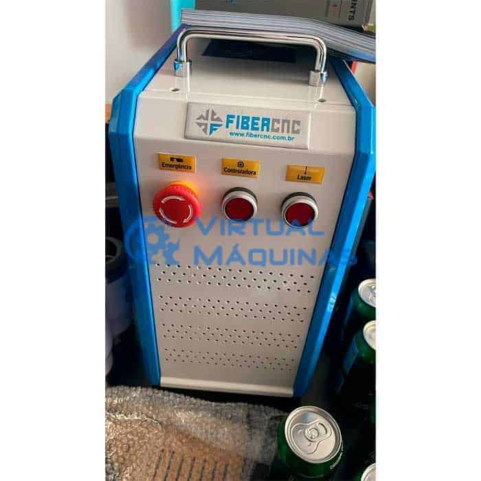 Gravadora A Laser Marca Fiber Cnc Modelo F200 Com 4° Eixo