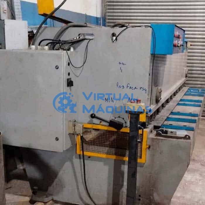 Guilhotina Hidráulica Marca Casanova Modelo Vc 06, 3100 X 6 Mm