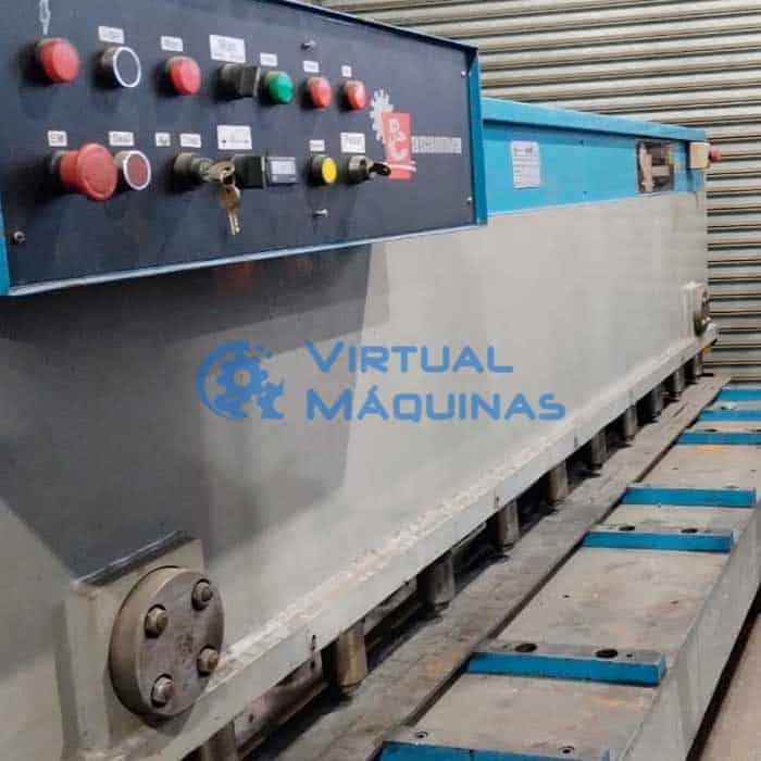 Guilhotina Hidráulica Marca Casanova Modelo Vc 06, 3100 X 6 Mm