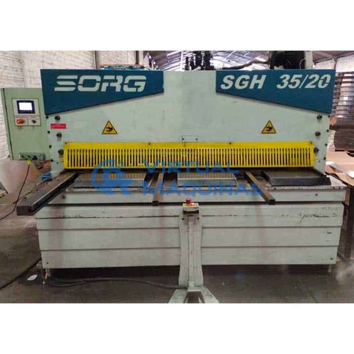 Guilhotina Marca Sorg Mod Sgh 35/20 Larg. Útil De Corte 2050 Mm