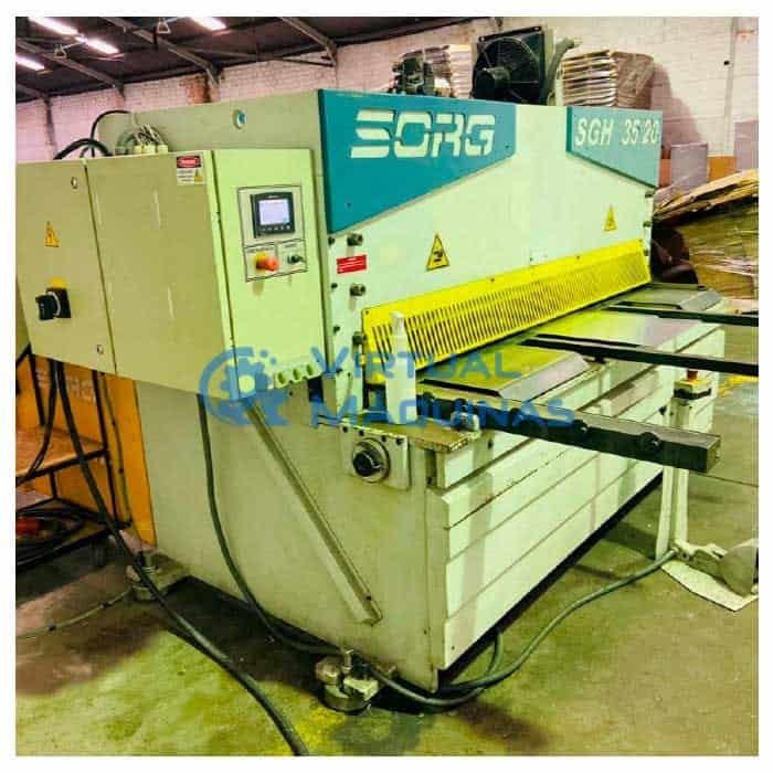 Guilhotina Marca Sorg Mod Sgh 35/20 Larg. Útil De Corte 2050 Mm