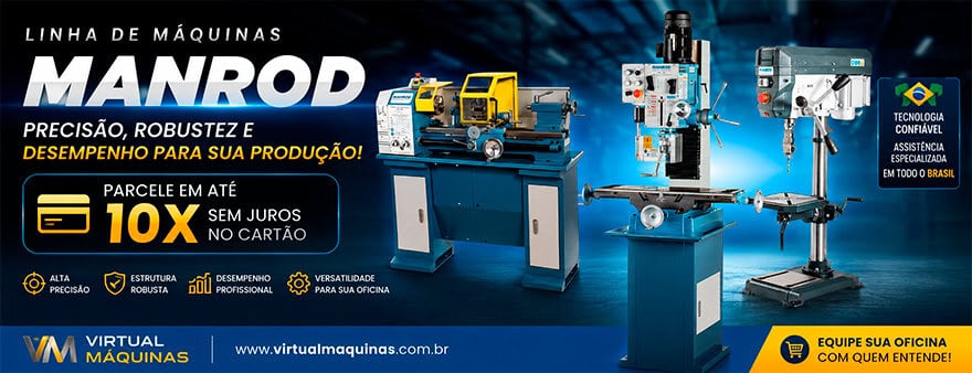 Virtual Máquinas Operatrizes CNC e Convencionais, novas e usadas. Centro de Usinagem, Fresadora CNC, Torno CNC e Equipamentos.
