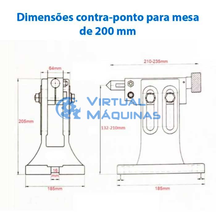 Mesa Divisora 200 Mm