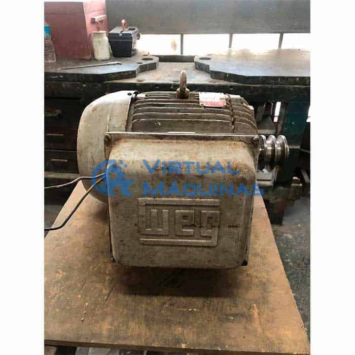 Motor Por Indução Marca Weg Monofásico E Capacidade De 5 Cv