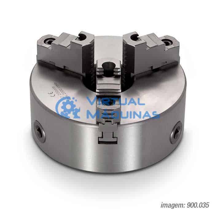 Placas Para Torno Mecânico Com 03 Castanhas Sobrepostas Reversíveis