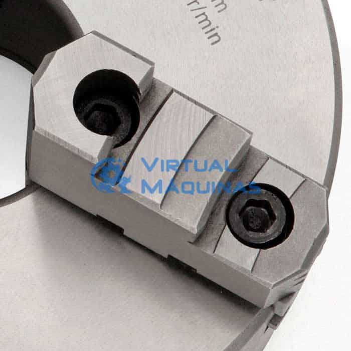 Placas Para Torno Mecânico Com 03 Castanhas Sobrepostas Reversíveis