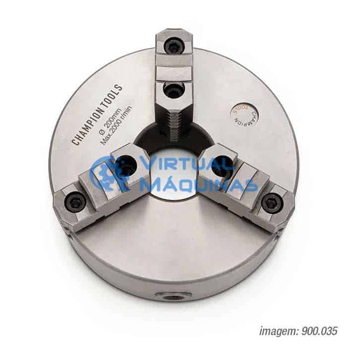 Placas Para Torno Mecânico Com 03 Castanhas Sobrepostas Reversíveis