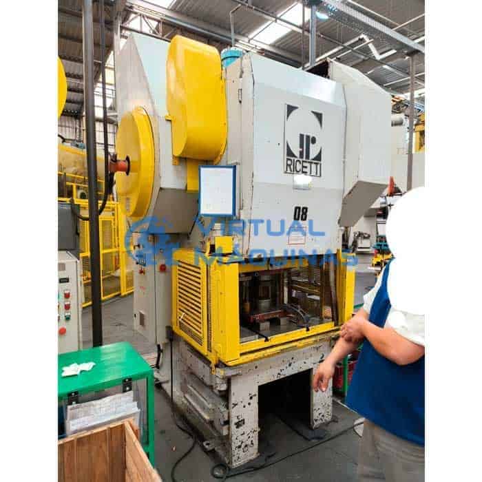 Prensa Excêntrica Marca Ricetti 130 Tons