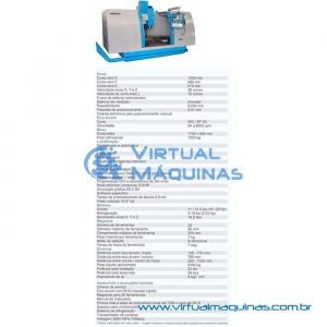 Virtual Máquinas Operatrizes CNC e Convencionais, novas e usadas. Centro de Usinagem, Fresadora CNC, Torno CNC e Equipamentos.