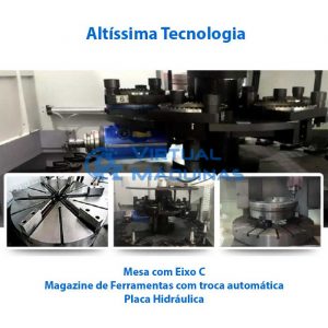 Virtual Máquinas Operatrizes CNC e Convencionais, novas e usadas. Centro de Usinagem, Fresadora CNC, Torno CNC e Equipamentos.