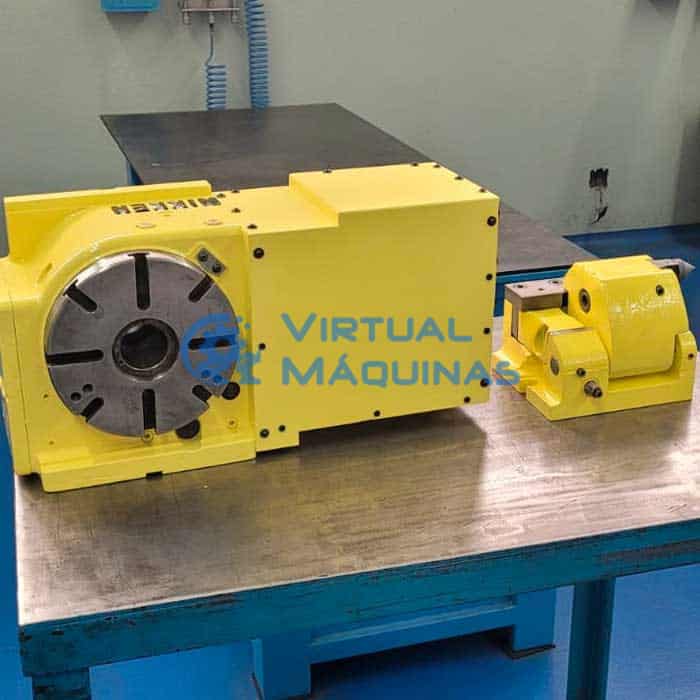 Quarto Eixo Marca Nikken (japão) Modelo Nc 200 Mesa De 200 Mm