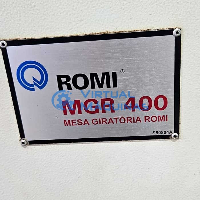 Quarto Eixo Marca Romi Modelo Mgr 400 Completo