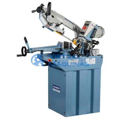 Serra De Fita Marca Manrod Modelo Mr 275 Com Nr 12 Virtual Máquinas Operatrizes CNC e Convencionais, novas e usadas. Centro de Usinagem, Fresadora CNC, Torno CNC e Equipamentos.