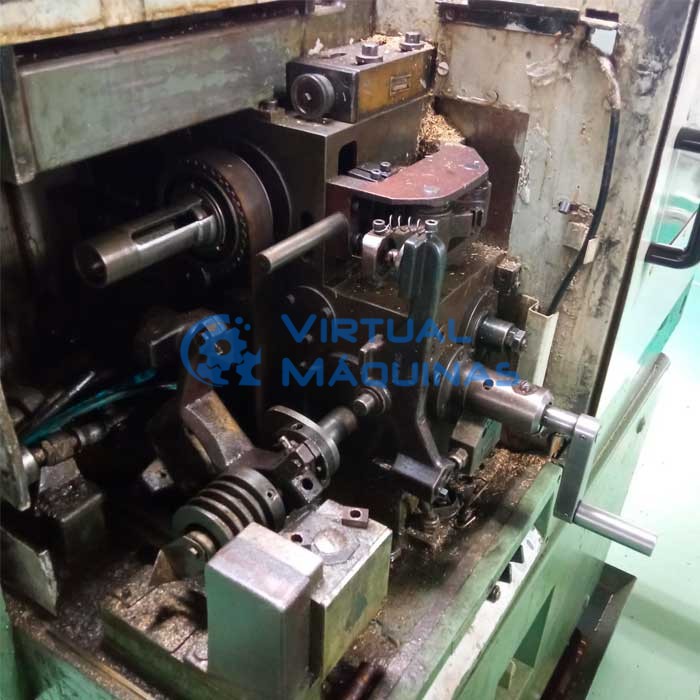 Torno Automático Marca Traub Mod.td 26 Até Diâmetro De 26 Mm