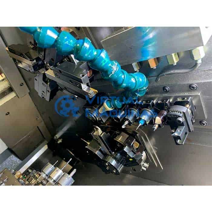 Torno Cnc Cabeçote Móvel Marca Traub Modelo Tnl 12/7