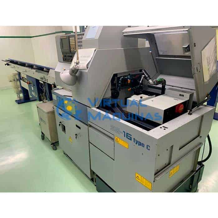 Torno Cnc Cabeçote Móvel Tipo Suíço Marca Star Modelo Sb 16